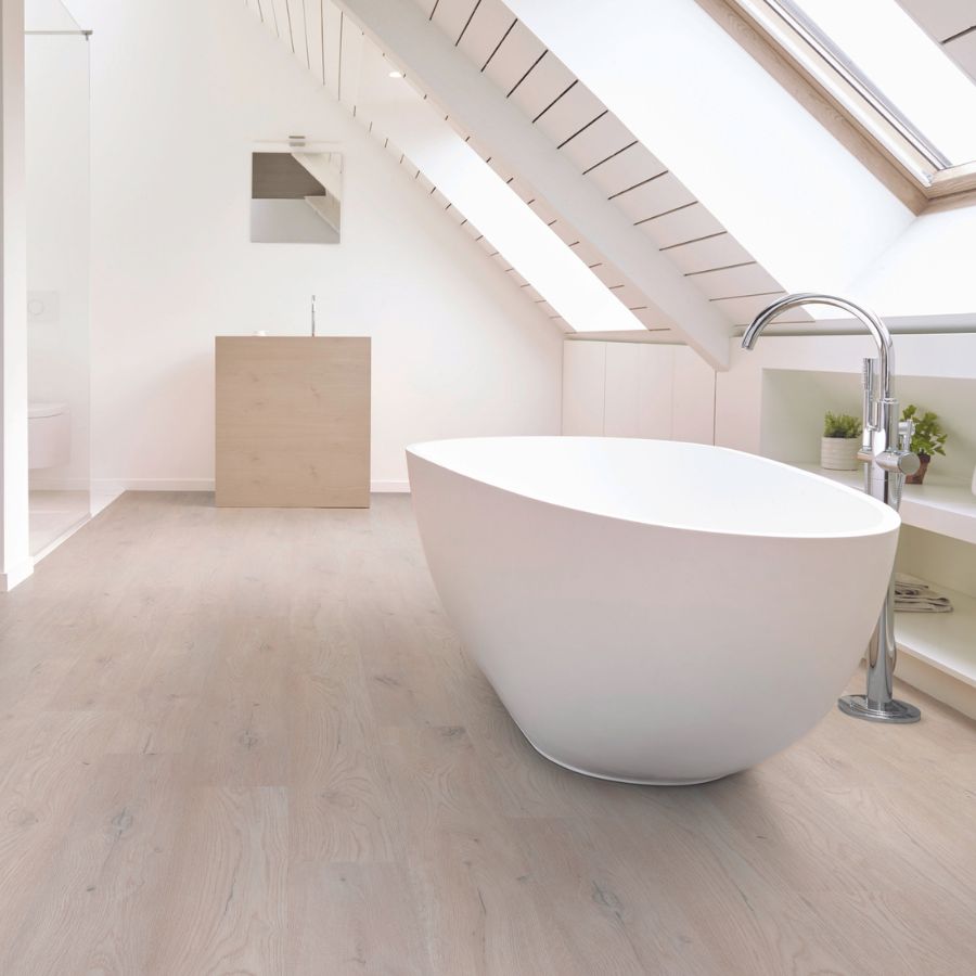 luxury vinyl flooring installation Rancho Cucamonga CA bathroom 