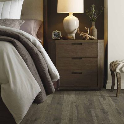 wood look laminate flooring in a Rancho Cucamonga bedroom
